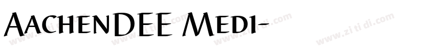 AachenDEE Medi字体转换